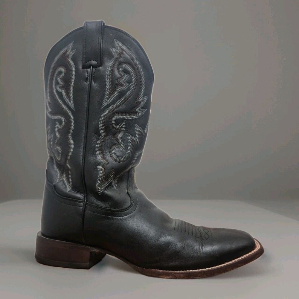 Cody James® (Men's 11 D) Westley™ Stockman Western Boots in Black BBS5